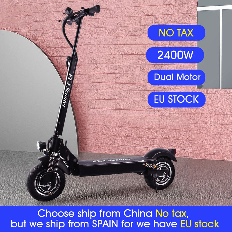 FLJ 2400W Elektroroller für Erwachsene mit faltbarem Hoverboard-Fettreifen-Elektro-Tretroller und Roller