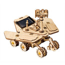 Robotime 3D Puzzle 4 Kinds Moveable Wooden Toys Space Hunting Solar Energy Building Kits Gift for Children Teens Adult LS402