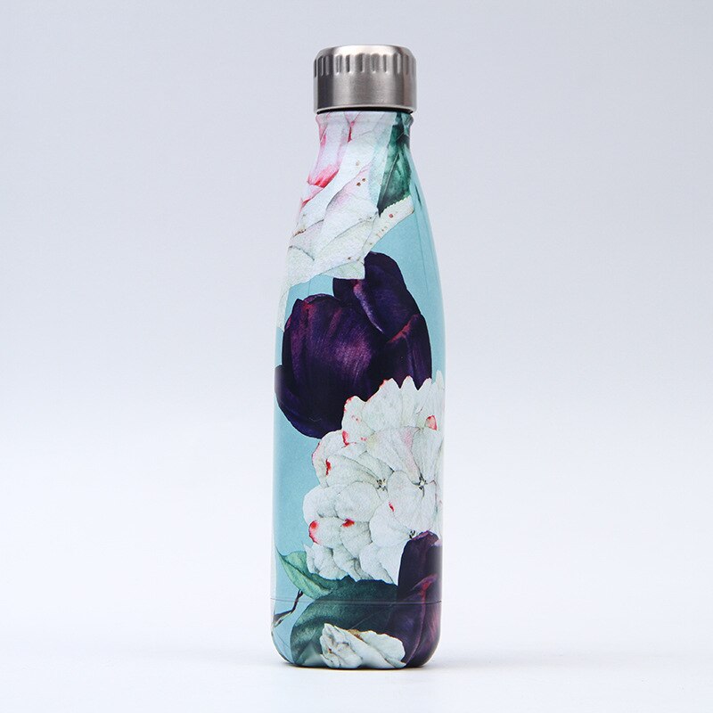 179-202 LOGO Custom Stainless Steel Water Bottle For Water Thermos Vacuum Insulated Cup DoubleWall Travel Drinkware Sports Flask