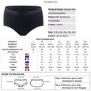 3 unids/set bragas menstruales a prueba de fugas absorbentes de talla grande bambú tampón ropa interior de período libre para mujeres niñas calzoncillos de incontinencia