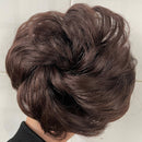 Tinashe Beauty banda elástica con cabello desordenado moño Scrunchy Chignon con banda elástica Messi postizos Donut para mujeres y niños