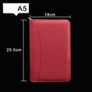 A6/A5/B5 Manager Folder Padfolio Diary Notebook and Journal Calculator Binder Spiral Note Book Business Zipper Bag Line Handbook
