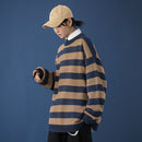Contrast Stripe Knitted Sweater Autumn Winter 6 Color Men And Women&