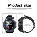 LOKMAT ATTACK Full Touchscreen Fitness Tracker Smart Watch Herren Pulsmesser Blutdruck Smartwatch Für Android iOS