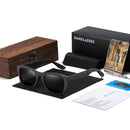 GM Wooden Male Lady Sunglasses Men&