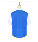 Japanisches Anime T-Shirt Hut Cosplay Kostüme Spielzeug Ball Handschuhe Rollenspiel Männer Blaues T-Shirt Tops Cartoon Film Mäntel