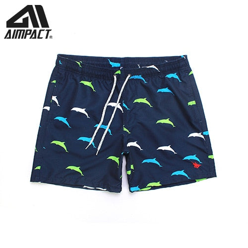 Tropical Summer Holiday Beach Swimming Short Trunks Fast Dry Men&