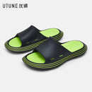 UTUNE Runway Slippers Women Summer Shoes Outside EVA Outdoor Slides Men Soft Thick Sole Non-slip Beach Pool Sandals Indoor Bath