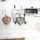 Anhänger Liebe Herz Medaillon Mode Glam 925 Sterling Silber Schmuck Europa Stil Accessoires Seele Geschenk für Frau