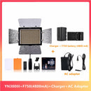 YONGNUO YN300 III YN-300 lIl 3200k-5500K CRI95 Cámara Foto LED Luz de video Luces de fotografía con NP-F550 Batería y cargador