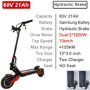 Stock de EE. UU. Original Zero 10X Scooter 10 pulgadas Doble Motor Scooter eléctrico de alta velocidad 60V 2400W E-scooter 65 km / h Regalos gratis