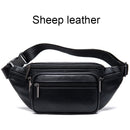 MVA Genuine Leather Belt Bag Women's Waist Bags For Women Fanny Pack Female Waist Pack Belt Waist Bag Woman Phone Bags Bumbag