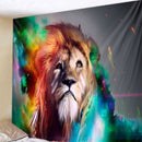 Zebra Lion Tapestry Wall Hanging Tribal Animal Sheets Wolf Tiger Horse Tapestry Home Decor Beach Mat