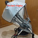 stroller rain cover Transparent Wind Dust Shield Zipper Open Raincoat stroller accessories rain cover For Baby stroller cover