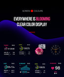 new B57 color large screen smart bracelet heart rate blood pressure blood oxygen monitoring multi-sports mode smart watch R16