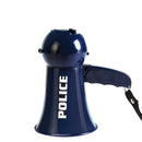 Police Megaphone Toy Funny Guide Loudspeaker Toy Role Cosplay Toy for Kid Child Boy (Sapphire Blue, No Batteries)