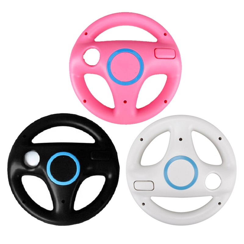 2Pcs Kart Racing Steering Wheel For Nintendo Wii Kart Games Remote Controller Console For Mario Game Accessories