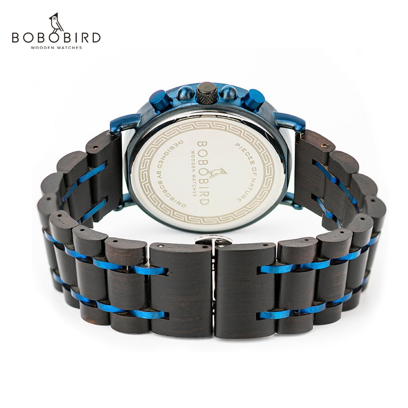 Bobo Bird, relojes para hombre, reloj de pulsera para hombre, relojes de pulsera de cuarzo para hombre, cronógrafo masculino, reloj luminoso Orologio Uomo, regalo personalizado