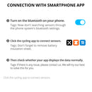 XOSS X1 Geschwindigkeits-Trittfrequenzsensor Fahrradcomputer Tachometer ANT+ Bluetooth Rennrad MTB kompatibel für GARMIN iGPSPORT Bryton