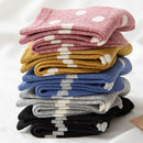 5 pairs/lot Women Casual Socks Fashion Dots Sock Personality Cute Comfortable Polka Dot Sock Japanese Kawaii Socks