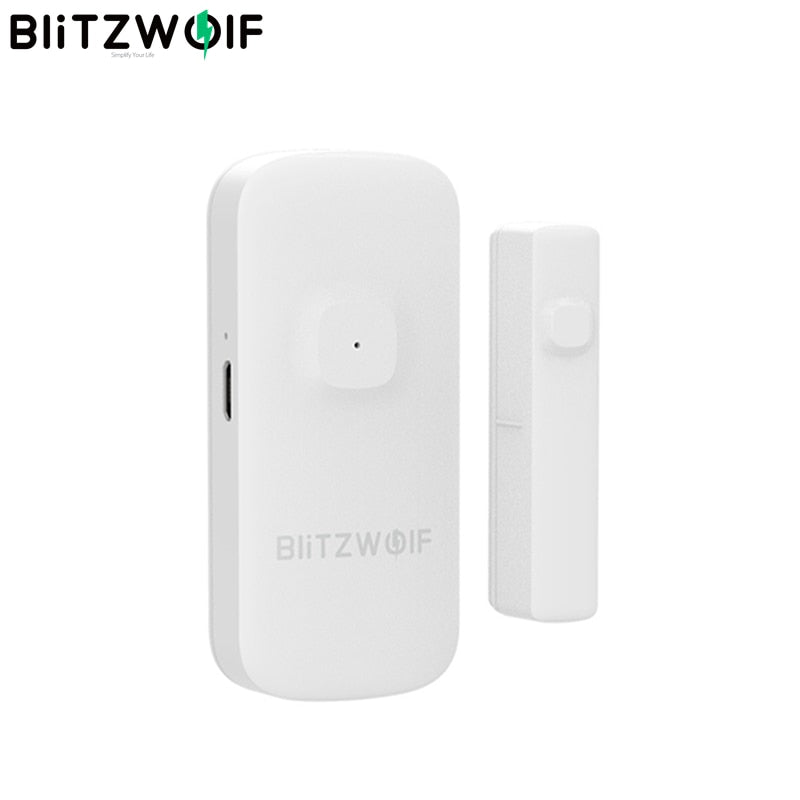 BlitzWolf BW-IS2 Zigbee Smart Home Tür- und Fenstersensor Öffnen/Schließen APP Remote Alarm Home Safety Against Thef Smart Remote Control