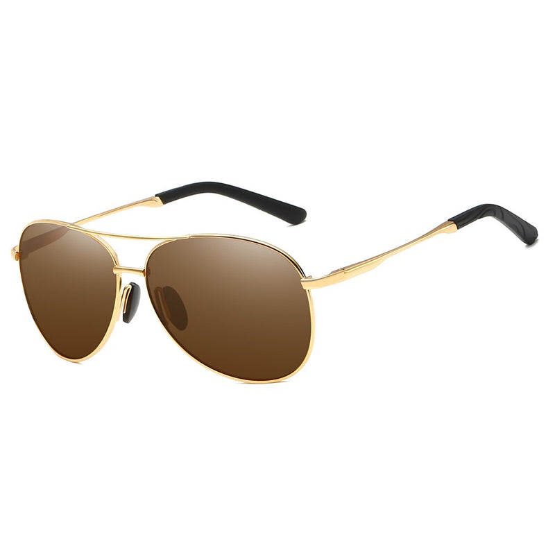 REALONE Unisex Classic Pilot Metall-Sonnenbrille für Herren Fahrende Sonnenbrille mit HD-polarisiertem Spiegel UV400-Sonnenbrille 1097