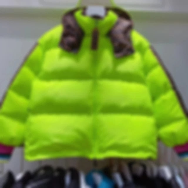 Chaqueta de invierno 2F con burbujas para mujer, chaqueta con cremallera gruesa, chaleco de cuello alto, Top corto cálido de invierno, ropa de calle informal