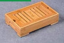 Bamboo Tea Tray Solid Bamboo Tea Board Kung Fu Tea Set with Drain Rack Tools Tea Serving Teapot Tray Set Teal Kitchen Accessorie