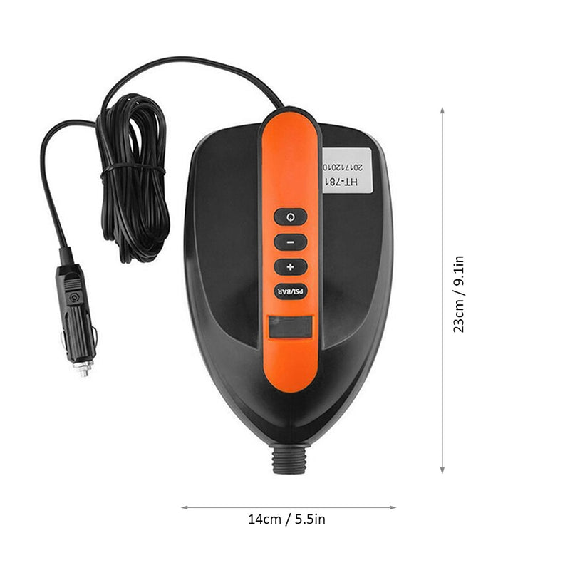 12V SUP Max 16/20 PSI Dual Stage Electric Air Pump Intelligent Inflatable Pump for Inflatable SUP Stand Up Paddle Surfing Board