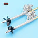 4mm All-in-One Flex Cable Shaft Left/Right Drive Dog Prop Nut Plastic Gasket Brass Tube And Bracket Stinger Drive For Rc