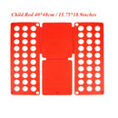 Adult Kid Clothes Folder Plastic Clothing Folding Board T Shirts Folder Easy and Fast Closet Organizer Mom Quick Clothes Holder