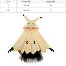 Mimikyu Cartoon Anzug Frauen Pyjama Anime Umhang Kleid Kostüm Halloween Umhang für Erwachsene Niedlicher Pyjama