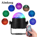 LED-Discobeleuchtung, Bühnenbeleuchtung, automatische Tonaktivierung, drehbare Fernbedienung, Discolampe, Laserprojektor, Ballsaal-Effektlicht