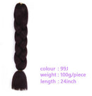 Black Star Hair Ombre Jumbo Extensiones de cabello trenzado Trenzas retorcidas de 24 pulgadas Fibra de cabello sintético para trenzado retorcido para mujeres