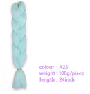 Black Star Hair Ombre Jumbo Extensiones de cabello trenzado Trenzas retorcidas de 24 pulgadas Fibra de cabello sintético para trenzado retorcido para mujeres