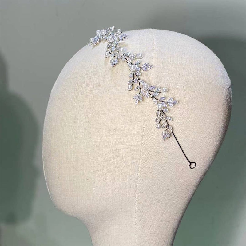 Klassische Kristall Hochzeit Kopfbedeckung Zirkonia Haarband Braut Haarschmuck Kopfschmuck Braut Krone Dinner Party Zubehör