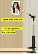 Soporte de teléfono para tableta de brazo largo plegable para Ipad Pro 12.9 11 10.5 Samsung Kindle 4-14 pulgadas Lazy Bed Soporte de montaje para tableta