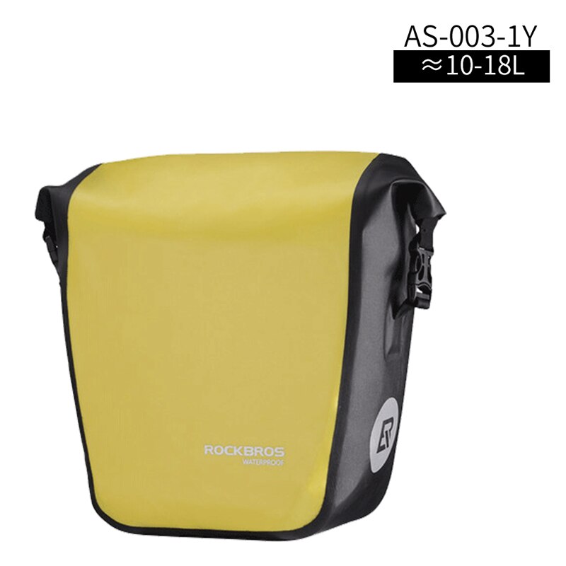 ROCKBROS Waterproof Bike Bag 27L Travel Cycling Bag Basket Bicycle Rear Rack Tail Seat Trunk Bags Pannier MTB Bike Accessories