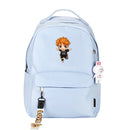 Anime Haikyuu Karasuno VBC Women Backpack Kawaii Pink School Bags Nylon Bookbag Cartoon Travel Bagpack Small School Rugzak