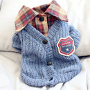 Gentle Dog Clothes Knitted Pets Dogs Clothing Chihuahua Puppy Pet Clothes for Small Medium Dog Coat Sweater Warm Ropa Para Perro