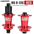 NEW Koozer XM490 PRO Hubs 4 Bearing MTB Mountain Bike Hub Rear 10*135mm QR100*15 12*142mm Thru 32 Holes Disc Brake Bicycle Hub