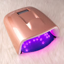 Cordless UV LED Nail Lamp Rechargeable Nail Dryer For All Gels Polish Sun Light Infrared Sensing LCD Timer Smart Manicure