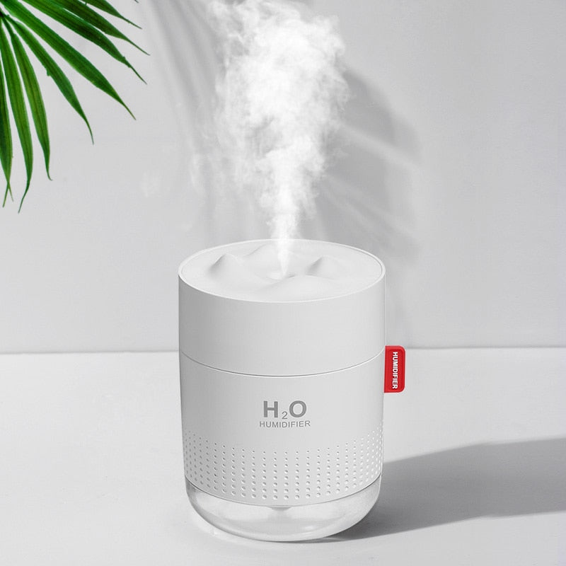 White Snow Mountain Luftbefeuchter 500ML Ultraschall USB Aroma Air Diffusor Beruhigendes Licht Aromatherapie Humidificador Home Diffusor