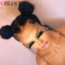 Peluca rizada 32in 250% 13x6, pelucas de cabello humano con encaje frontal, encaje transparente brasileño, peluca con nudos blanqueados prearrancados para mujer