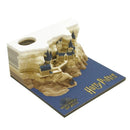 Omoshiroi Block 3D Memo Pads Novelty Famious Movie Building Harry Design New Year Christmas Birthday Gift