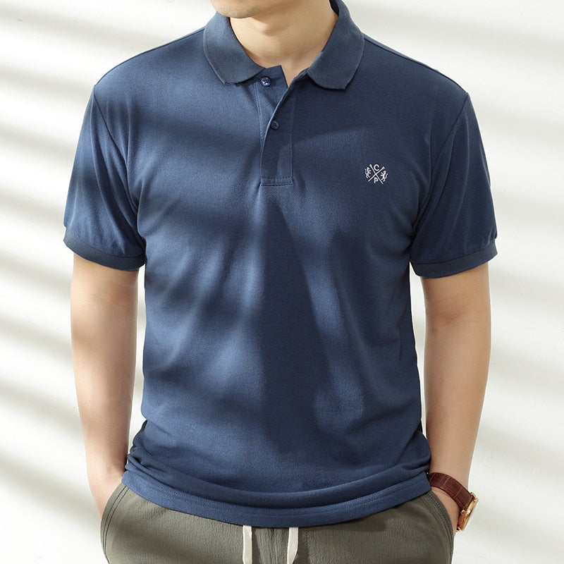 Polo de gran tamaño 5XL 6XL para hombre, novedad de verano 2021, Polo de algodón 95%, camisetas holgadas informales para hombre, Polo transpirable de talla grande de alta calidad