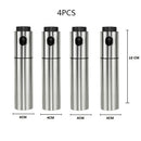 Kitchen Baking Oil Spray Vinegar Bottle Stainless Steel Nozzle Glass Oil Bottle BBQ Water Gravy Boats Grill Sprayer Cooking Tool