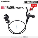 Freno de disco de aceite para bicicleta TANKE MTB, calibrador de rotor de 160mm, placa de calibrador hidráulica, mango trasero delantero, piezas de bicicleta CNC de pilar B para ciclismo