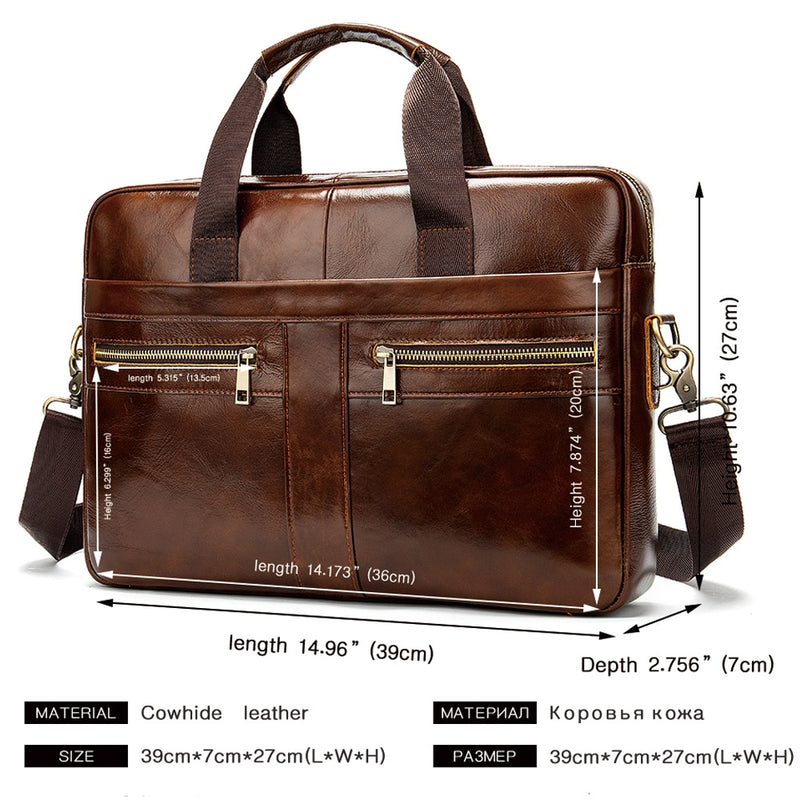 WESTAL Bag Herren Echtleder Aktentasche Herren Laptoptasche Naturleder für Herren Messenger Bags Herren Aktentaschen 2019