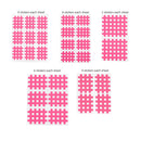 (Pack of 10 sheets) Kindmax Healthcare Spiral Cross Kinesiology Tape Physical Therapy Cross Tape for Pain Relief